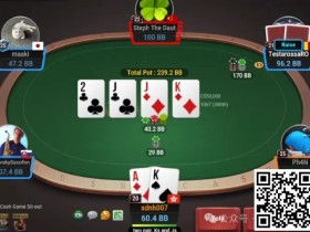 【EV扑克】牌局分析：3bet多人池，转牌中顶对顶踢如何处理？