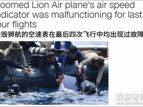 【蜗牛棋牌】印尼官员：坠毁客机最后4次飞行空速表均出现故障