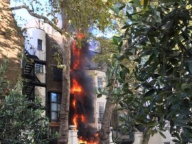【蜗牛棋牌】沙特驻伦敦使馆附近发生火灾 整栋楼被浓烟吞没