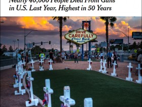 【蜗牛棋牌】美国去年枪击死亡人数近4万人 创50年来最高纪录