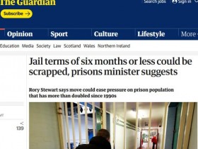 【蜗牛棋牌】英国考虑半年刑期嫌犯不坐牢 每年或少拘押3万人