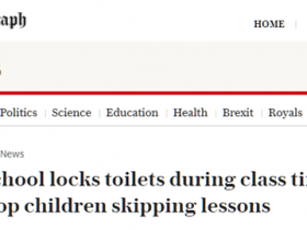 【蜗牛棋牌】为防学生上厕所为由逃学 英国中学上课期间锁厕所