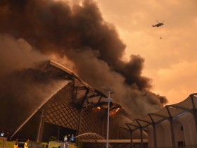 【蜗牛棋牌】沙特“中东最快高铁”一座车站发生大火 原因不明