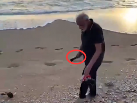 【蜗牛棋牌】海滩捡垃圾时手上握了啥宝贝？莫迪亲自揭晓答案