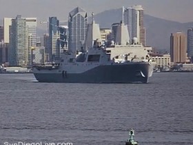 【蜗牛棋牌】美军测试最新舰载激光炮 可摧毁小型船只