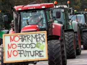 【蜗牛棋牌】德农民再开拖拉机上街抗议 与环保主义者矛盾加剧