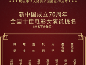 【蜗牛棋牌】新中国成立70周年十佳女演员提名公布，15位银幕女神你选谁？