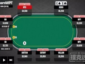 【蜗牛棋牌】牌局分析:是否用KK跟注对手河牌圈的下注?