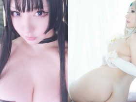 【蜗牛棋牌】日本coser樱花妹saku 角色扮演大秀蜜桃臀与豪乳