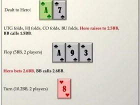 【蜗牛棋牌】虽然中了同花,但这种情况你得弃牌