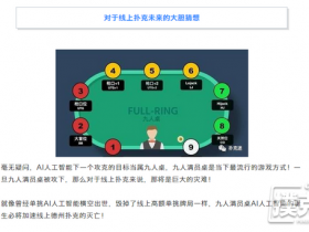 【蜗牛棋牌】亲身揭秘德州扑克线上扑克机器人，这就是所谓的公平