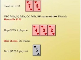 【蜗牛棋牌】德州扑克里击中天同花应该如何游戏?