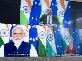 【蜗牛棋牌】欧盟领导人表示希望与印度达成