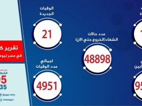 【蜗牛棋牌】埃及新增新冠肺炎确诊病例131例 累计95006例