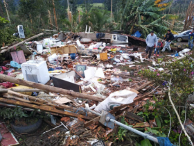【蜗牛棋牌】巴西南部龙卷风、暴风雨和冰雹致至少830人流离失所