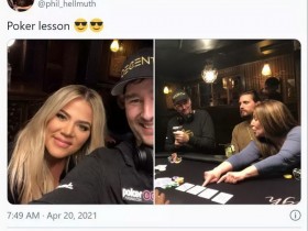 【蜗牛棋牌】蹭热点?Hellmuth给卡戴珊上扑克课 Polk翻旧账暗讽土豪丹在2018年出售比特币行为