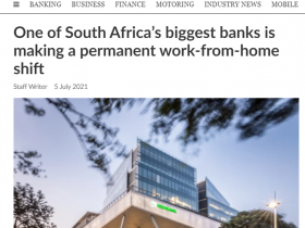 【蜗牛棋牌】南非部分银行将实施永久性在家办公