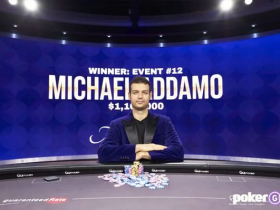 【蜗牛棋牌】Michael Addamo赢得背靠背赛事，获得扑克大师赛紫色外套