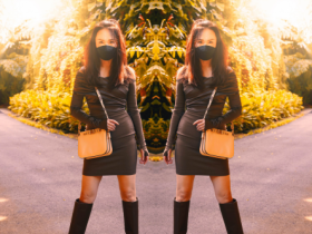 【蜗牛棋牌】范文芳秋日晒照 长裙配长靴 气质佳身材好