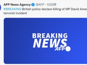 【蜗牛棋牌】英国警方宣布保守党议员遇袭是一起恐怖袭击事件
