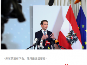【蜗牛棋牌】下台的奥地利总理没有走远 可能又要回来了