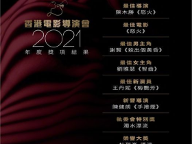 【蜗牛棋牌】香港电影导演会2021年度奖项揭晓：《怒火·重案》一箭双雕