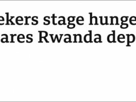 【蜗牛棋牌】英国欲强行遣送非法移民至卢旺达，引发绝食抗议