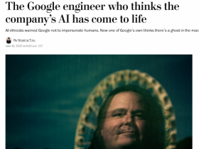 【蜗牛棋牌】谷歌一工程师公布“震惊世界”的发现 却惨遭停职