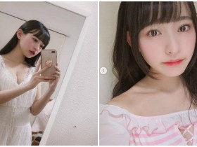【蜗牛棋牌】21歲甜美正妹「Kanami Takasaki」，鏡中自拍展現「深V好曲線」！