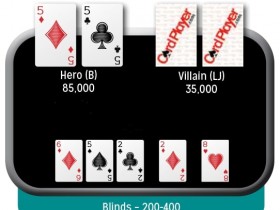 【EV扑克】小测试：当你拿到暗三条，你会怎么游戏？