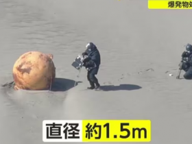 【蜗牛棋牌】日本海滩现巨大“神秘球” 海保人员疑惑：从没见过
