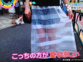 【蜗牛棋牌】《性感透視裙裝》成為日本女孩新流行？流行透明不是更好…