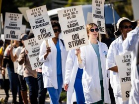 【蜗牛棋牌】美国罢工潮持续蔓延，最大医疗机构超7万人将罢工3天