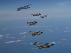 【蜗牛棋牌】针对朝鲜？外媒：美韩130多架战机举行联合空中演习，模拟24小时作战