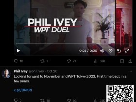 【EV扑克】传奇巨星Phil Ivey周一扑克坊直播，签约新平台后首秀挑战中国网友