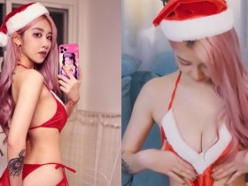 【蜗牛棋牌】聖誕福利!「美麗妄娜」示範讓男人心動的 7 種套裝!「誠意一擠」炸深溝