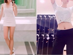【蜗牛棋牌】妹子挖空深V「可愛圓乳」爆出來…「白嫩蟻腰」讓人忍不住掐一把!