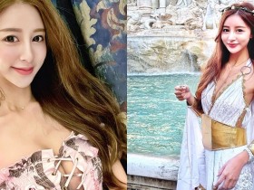 【蜗牛棋牌】虎航最正空姐「RITA」化身古羅馬女神!白紗金甲高貴典雅,美胸美腿也藏不住!