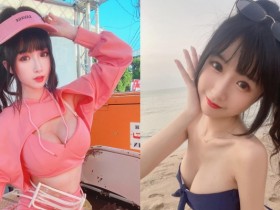 【蜗牛棋牌】再見了夏天!萌妹舞者「阿乃」曬海邊美照 趕上泳裝末班車