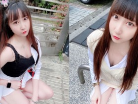 【蜗牛棋牌】岳母真貼心!童顏少女 「淮淮Tiffany」悠遊瀑布偷曬小溝溝,清甜笑容隱藏邪惡彈藥庫!