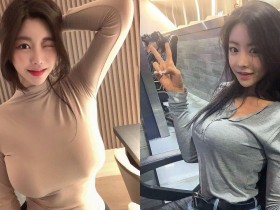 【蜗牛棋牌】衝一波!去網咖隔壁坐著「兇兇美乳妹」,「邪惡的大份量車頭燈」讓整間店都騷動!