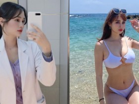 【蜗牛棋牌】職能治療師「Jocelyn Gao」小琉球大爆乳 火辣身材成為沙灘霸主