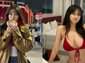 【蜗牛棋牌】超會藏!韓國甜美隱乳小姐姐泡泡浴照不小心「大露餡」!