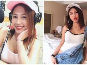 【蜗牛棋牌】台妹唱Freestyle爆紅! 20秒乳搖畫面好震撼,豐滿E奶快要蹦出來了!