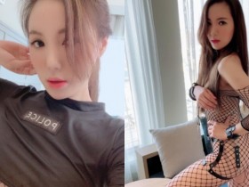 【蜗牛棋牌】火辣小妖精「Luna瀅瀅」性感網襪好狂野 飽滿下乳大方放送