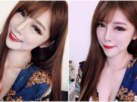 【蜗牛棋牌】車展上的超優辣模!正妹尤妝妝「女神魅力好強大」,電眼紅唇充滿心動感!