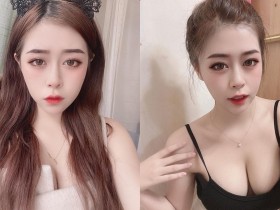 【蜗牛棋牌】無辜感正妹美容師「奈奈」,細肩小背心展現「超飽滿美乳」!