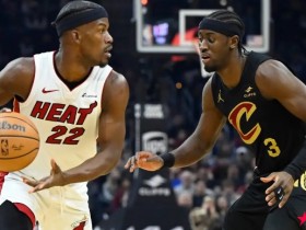 迈博体育 巴特勒30分阿伦25+20 罗齐尔24分热火险胜骑士