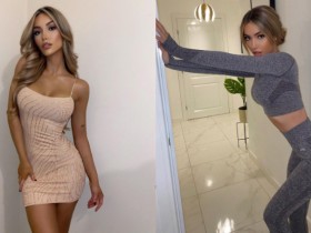 【蜗牛棋牌】人氣網紅頂標配備…纖腰爆乳不一般 衣服下什麼不沒穿激凸現形很猛!