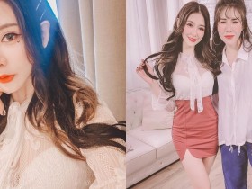 【蜗牛棋牌】桃園小迪麗熱巴!車展界一姐「愛佳奈」大方教婊姐五個性感pose,攝影師都冒汗啦!